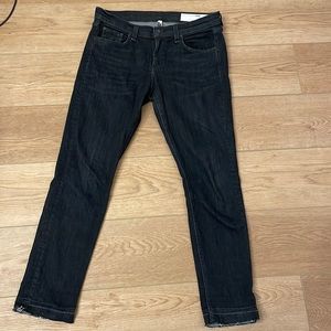 Rag & Bone Dre Capri black jeans